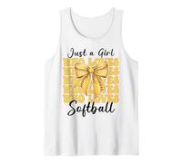 Solo una chica que ama el softbol, niña, mamá, Día de la Madre Camiseta sin Mangas