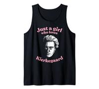 Sólo una chica que ama Kierkegaard - filosofía existencial Camiseta sin Mangas