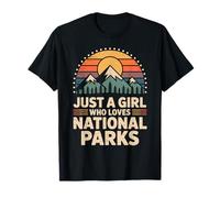 Solo una Chica Que ama la Aventura al Aire Libre en los Parques Nacionales Camiseta