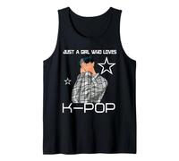 Solo una Chica Que ama la Banda de Chicos Coreanos K-Pop Camiseta sin Mangas