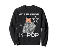Solo una Chica Que ama la Banda de Chicos Coreanos K-Pop Sudadera