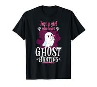 Solo una chica que ama la caza de fantasmas lindo fantasma Camiseta