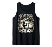 Solo UNA Chica Que AMA LA Ciencia Camiseta sin Mangas