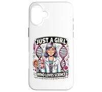 Solo UNA Chica Que AMA LA Ciencia Carcasa para iPhone 16 Plus