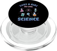 Solo UNA Chica Que AMA LA Ciencia PopSockets PopGrip para MagSafe