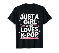 Solo una Chica Que ama la pasión por la música K-Pop Camiseta
