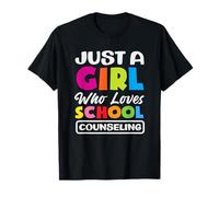 Solo una Chica Que ama la Vida del Consejero Escolar Camiseta