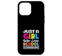 Solo una Chica Que ama la Vida del Consejero Escolar Carcasa para iPhone 12 Pro MAX