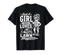 Solo una Chica Que ama Las cortadoras de césped Jardinero Niños pequeños Camiseta
