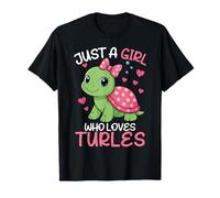 Solo una Chica Que ama Las Tortugas, Animales del océano, Linda Tortuga Marina Camiseta