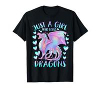 Sólo una Chica Que ama los Dragones Camiseta