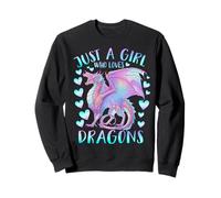 Sólo una Chica Que ama los Dragones Sudadera
