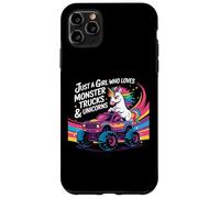 Solo una chica que ama los Monster Trucks & Unicornios Carcasa para iPhone 11 Pro Max