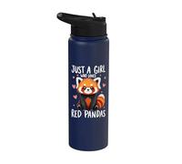 Solo una chica que ama los pandas rojos | Chicas, Panda rojo Stainless Steel Insulated Water Bottle