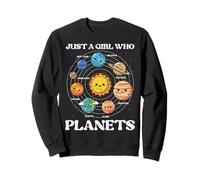Solo una Chica Que ama los Planetas, Space Galaxy, niñas y niños pequeños Sudadera
