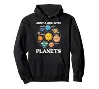 Solo una Chica Que ama los Planetas, Space Galaxy, niñas y niños pequeños Sudadera con Capucha