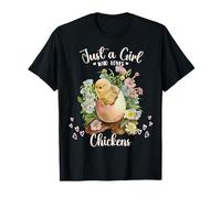 Solo una chica que ama los pollos lindo bebé incubación Camiseta