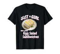 Solo una Chica Que ama los sándwiches de Ensalada de Huevo - Tamago Sandwich Camiseta