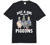 Sólo una Chica Que ama Palomas - Pigeon Lover Comfort Colors Adult Heavyweight T-Shirt