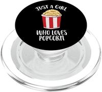 Sólo una Chica Que ama Palomitas de maíz Cine Películas Mujeres Palomitas PopSockets PopGrip para MagSafe