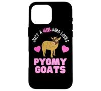 Solo una Chica Que ama pigmeos Cabras Lindas Chicas pigmeas Cabra Carcasa para iPhone 16 Pro MAX