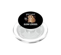 Solo una Chica Que ama Slow Lorises Lindo Primate PopSockets PopGrip para MagSafe