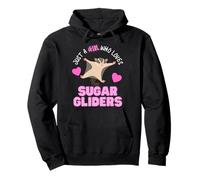 Solo una Chica Que ama Sugar Gliders Cute Girls Sugar Glider Sudadera con Capucha