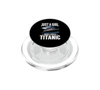Solo una Chica Que ama Titanic RMS Titanic Ship Icebearg PopSockets PopGrip para MagSafe