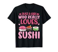 Solo una Chica Que Realmente ama el Sushi Camiseta