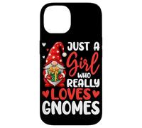 Solo una chica que realmente ama los gnomos Carcasa para iPhone 14