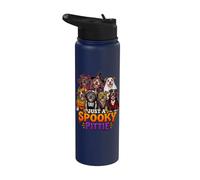 Solo una espeluznante momia fantasma de Pittie Pitbull para niños de Halloween Stainless Steel Insulated Water Bottle