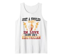 Solo una Esposa malcriada Enamorada de su Electricista Camiseta sin Mangas