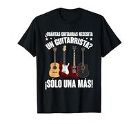 Sólo Una Guitarra Más Rock Músico Divertido Guitarrista Camiseta