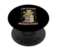 Solo «una» Historia de Dragones más, Lindo Libro de Lectura sobre Dragones PopSockets PopGrip Adhesivo