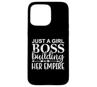 Solo una jefa de la chica construyendo su imperio, jefe feminista dama Carcasa para iPhone 15 Pro Max
