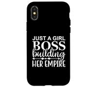 Solo una jefa de la chica construyendo su imperio, jefe feminista dama Carcasa para iPhone X/XS