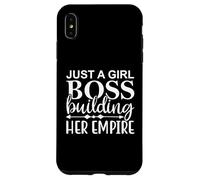 Solo una jefa de la chica construyendo su imperio, jefe feminista dama Carcasa para iPhone XS Max