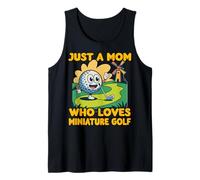 Solo una Madre a la Que le Encanta Minigolf Champion Humor Family Camiseta sin Mangas
