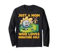 Solo una Madre a la Que le Encanta Minigolf Champion Humor Family Manga Larga