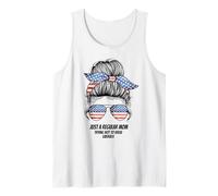 Solo una Madre Normal Tratando de no criar a los liberales republicanos Camiseta sin Mangas