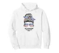 Solo una Madre Normal Tratando de no criar a los liberales republicanos Sudadera con Capucha