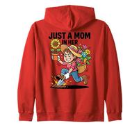 Solo Una Mamá En Su Amante del Jardín Madre Día De Las Flores Era Sudadera con Capucha