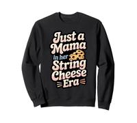 Solo una mamá en su String Cheese Era Snack Mom Sudadera
