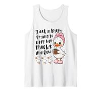 Sólo una mamá Tratando de Mantener Sus Patos en una Fila Divertido mamá Pato Camiseta sin Mangas