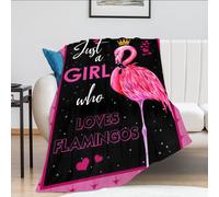 Solo una nia que ama la manta de flamencos lindo flamencos decoracin de los regalos de manta para nias sper clidas suaves suaves livianos li