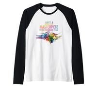 Solo una Obra Maestra Tratando de dominar la Salud Mental de la Paz Camiseta Manga Raglan