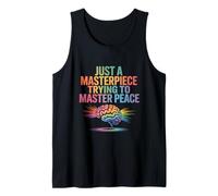 Solo una obra maestra tratando de dominar la salud mental de la paz Camiseta sin Mangas
