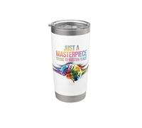Solo una obra maestra tratando de dominar la salud mental de la paz Vaso térmico de acero inoxidable de doble pared