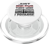 Solo una Pegatina de fútbol más Que Prometo Jugador de fútbol PopSockets PopGrip para MagSafe