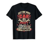 Solo una Pieza más del Coche, Prometo Que es Divertida. Camiseta gráfica económica, Hombre, Negro, S